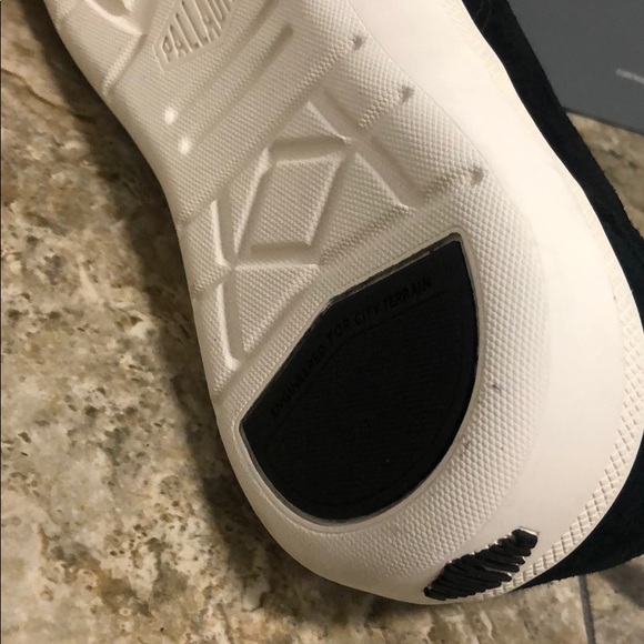 NWB PALLADIUM suede shoe Sneaker black white - Picture 6 of 9